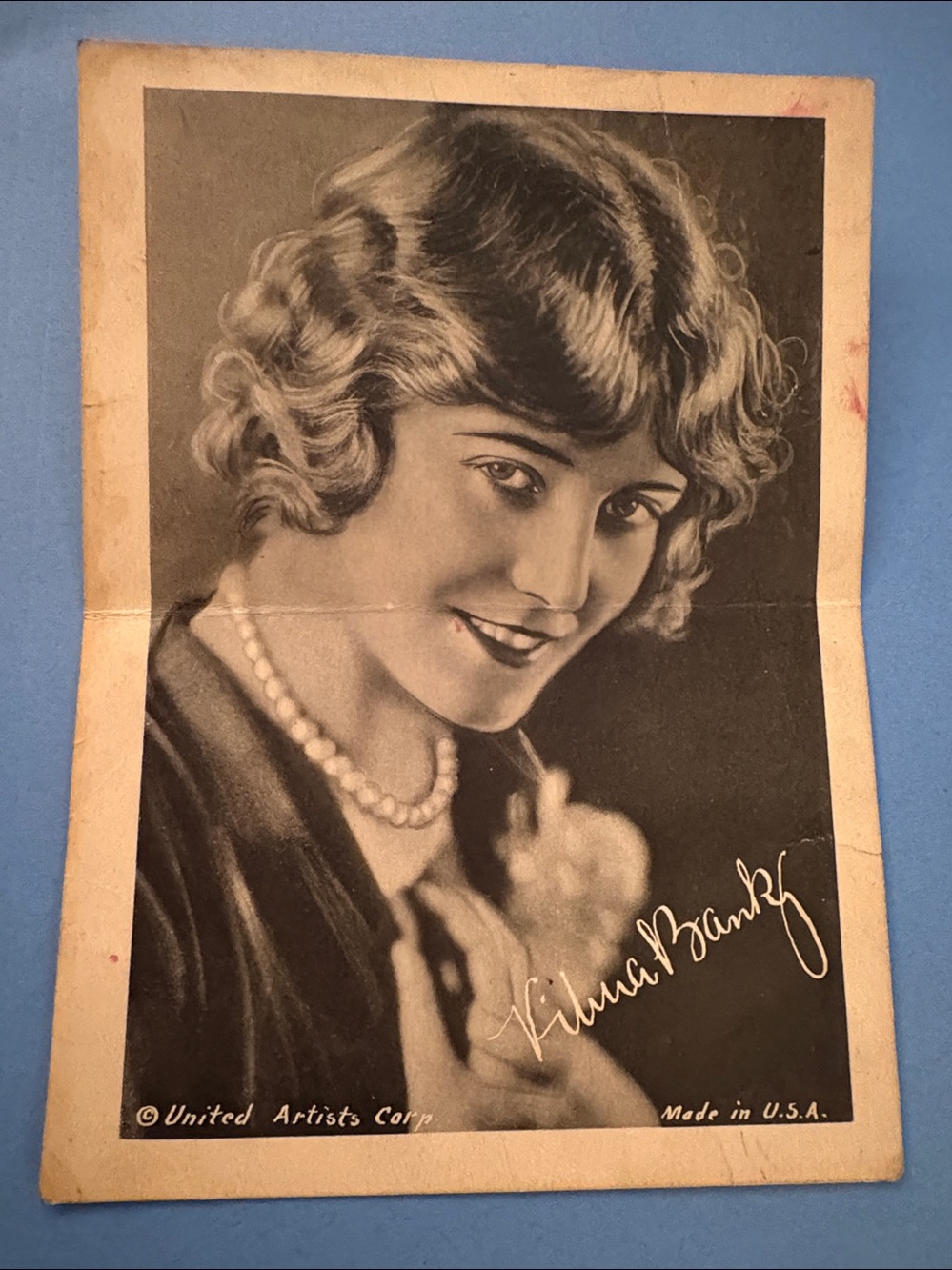 ✔️ Vintage United Artists promotional photo of actress Vilma Banky.